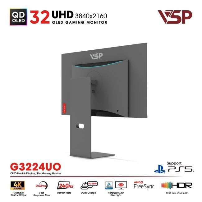 Màn hình QD-OLED Ai gaming Vision Pro G3224UO - 4K 240Hz