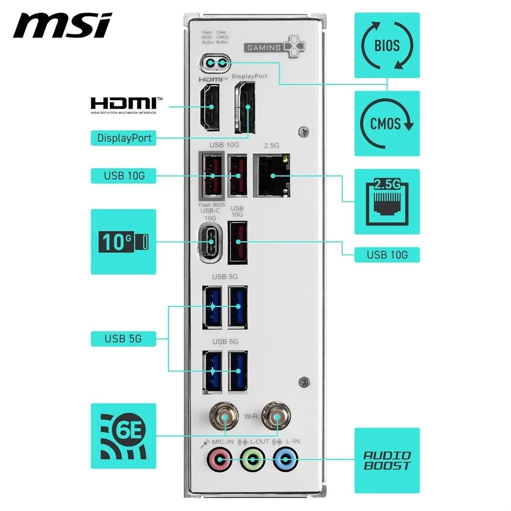 MAINBOARD MSI B850M GAMING PLUS WIFI6E