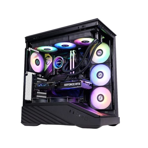  Vỏ Máy Tính Lian Li Vector V100 | Black - White ARGB 