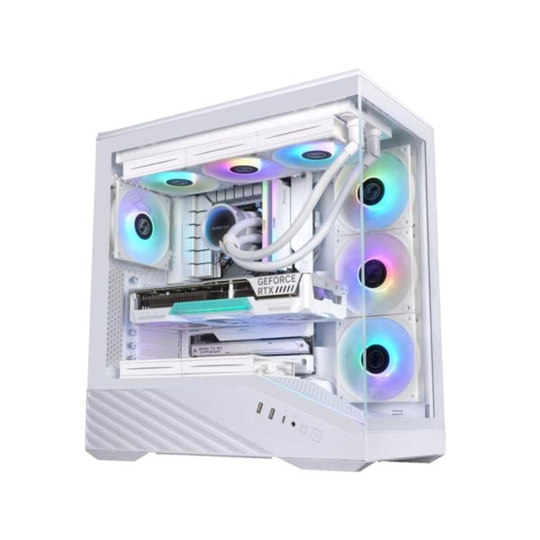  Vỏ Máy Tính Lian Li Vector V100 | Black - White ARGB 