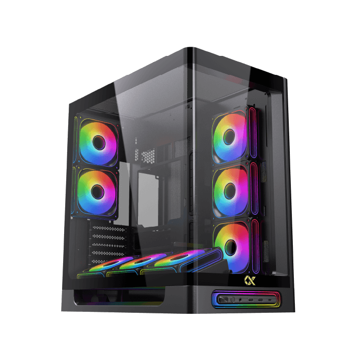 Case Xigmatek Heaven Black - White ( E-ATX , No Fan )