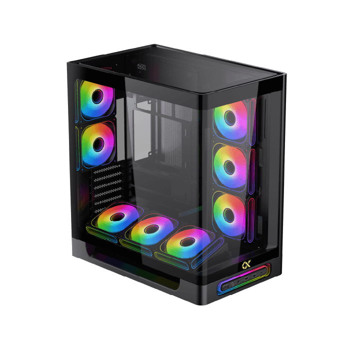Case Xigmatek Heaven Black - White ( E-ATX , No Fan )