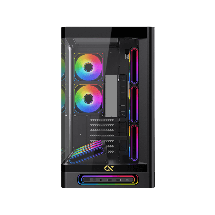 Case Xigmatek Heaven Black - White ( E-ATX , No Fan )