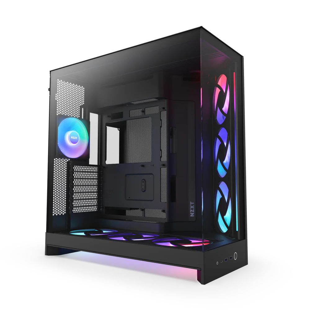  CASE NZXT H9 FLOW RGB PLUS (2025) ALL BLACK - WHITE 