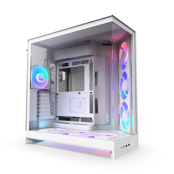  CASE NZXT H9 FLOW RGB PLUS (2025) ALL BLACK - WHITE 