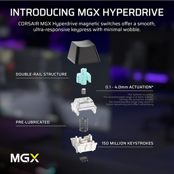 Bàn phím Corsair MAKR PRO 75 75 Hall Effect DIY CH-91CE21G-NA2