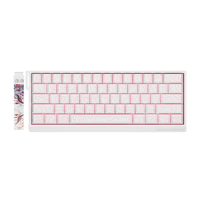 Bàn phím MADLIONS MAD60 HE Flagship V2 Đen - Trắng