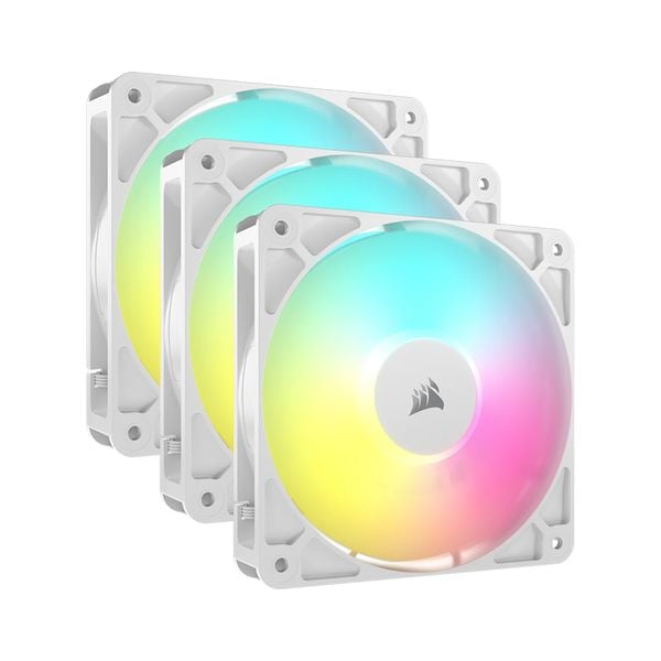  Bộ 3 Quạt Máy Tính Corsair RS120 ARGB Black - White 