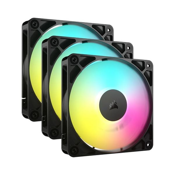  Bộ 3 Quạt Máy Tính Corsair RS120 ARGB Black - White 