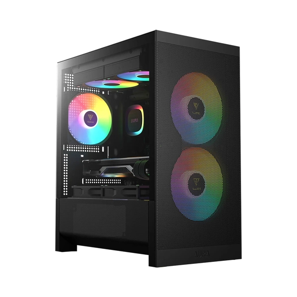  Vỏ Case Máy Tính Gamdias AURA GC15M ARGB Black 