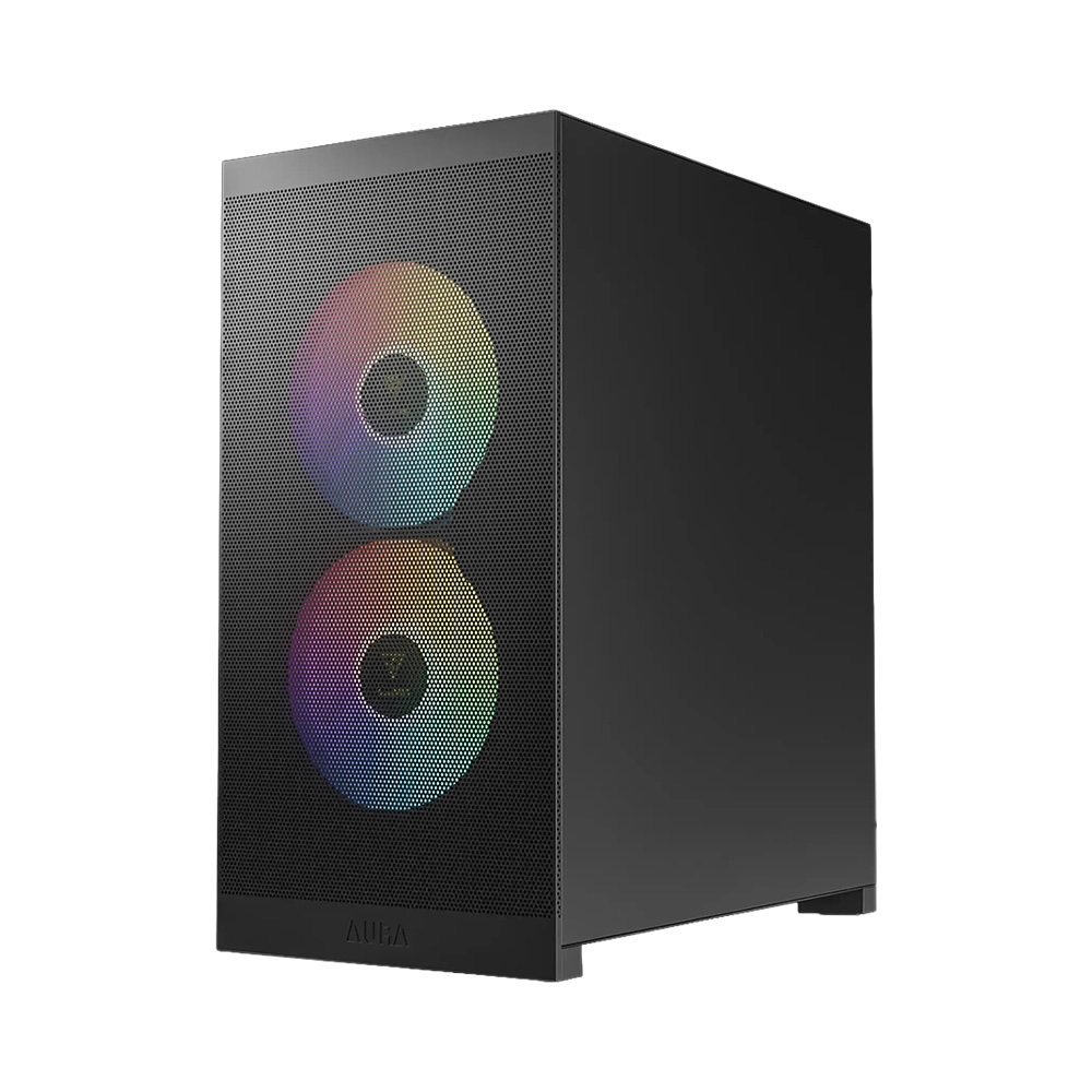 Vỏ Case Máy Tính Gamdias AURA GC15M ARGB Black