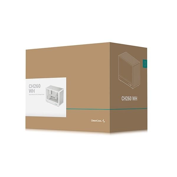 Case máy tính DEEPCOOL CH260 Black - White (m-Atx , ITX)