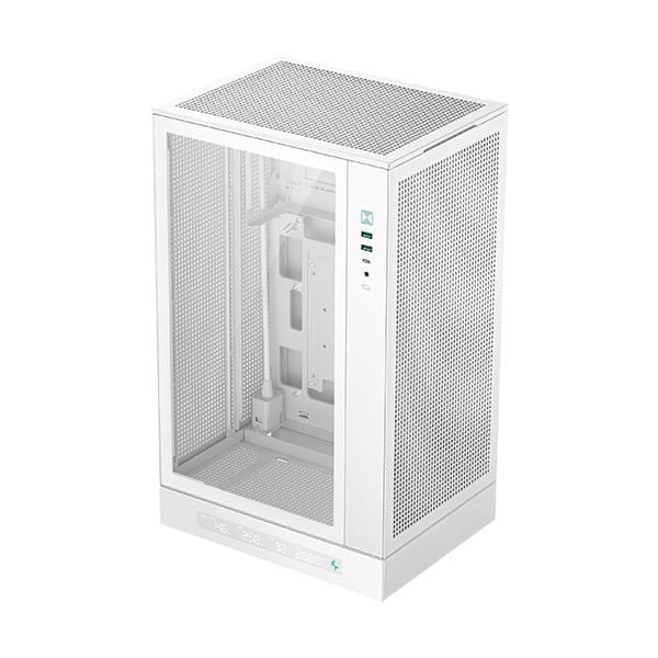 Case máy tính DEEPCOOL CH270 DIGITAL BLACK - WHITE