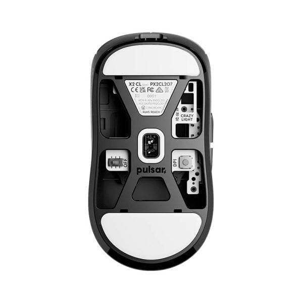 Chuột Pulsar X2 CrazyLight Medium Black - White
