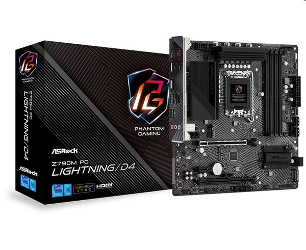  Mainboard ASRock Z790M PG Lightning/D4 