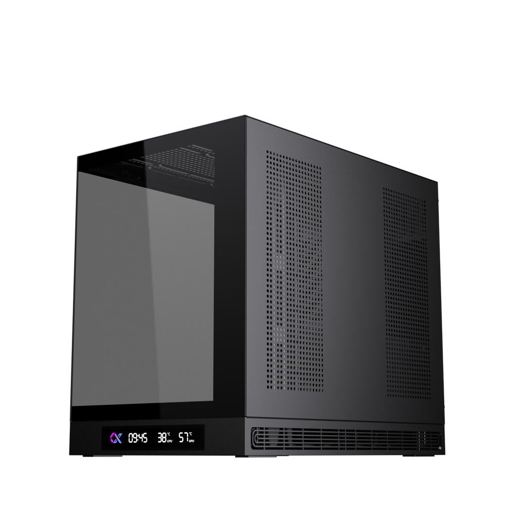 Thùng máy Xigmatek Cloud M DGT Black - White | M-ATX/Mini ITX, Không kèm fan