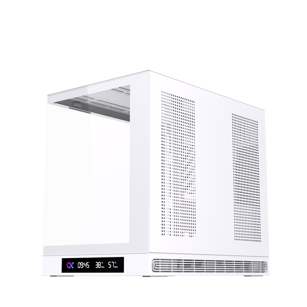 Thùng máy Xigmatek Cloud M DGT Black - White | M-ATX/Mini ITX, Không kèm fan