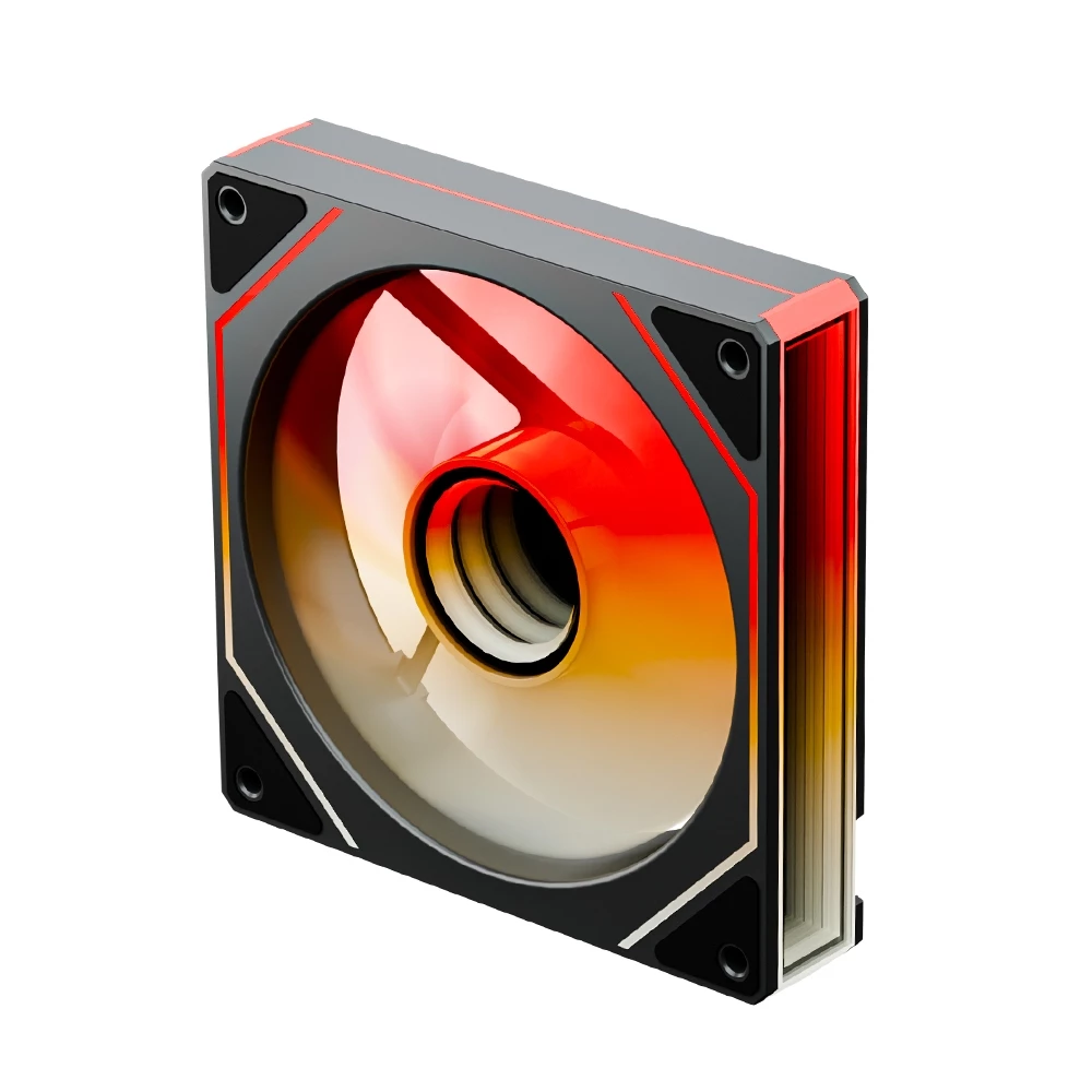 Fan Case Leopard Prism 4Max ARGB (Sync main) | Đen - Trắng ( Thuận - Ngược )