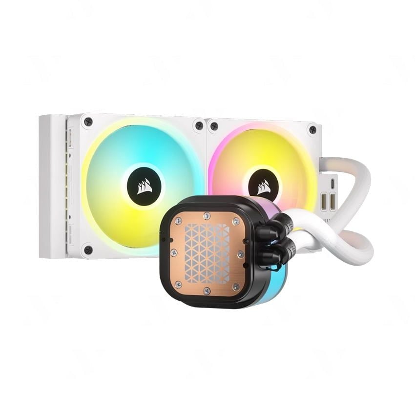 Tản nhiệt nước Corsair iCUE LINK H100i RGB Black - White