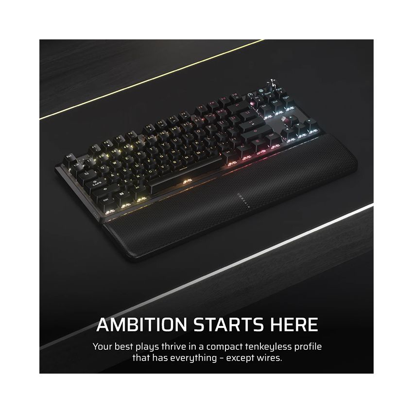 Bàn phím cơ Corsair K70 CORE TKL WIRELESS RGB CH-914901E-NA