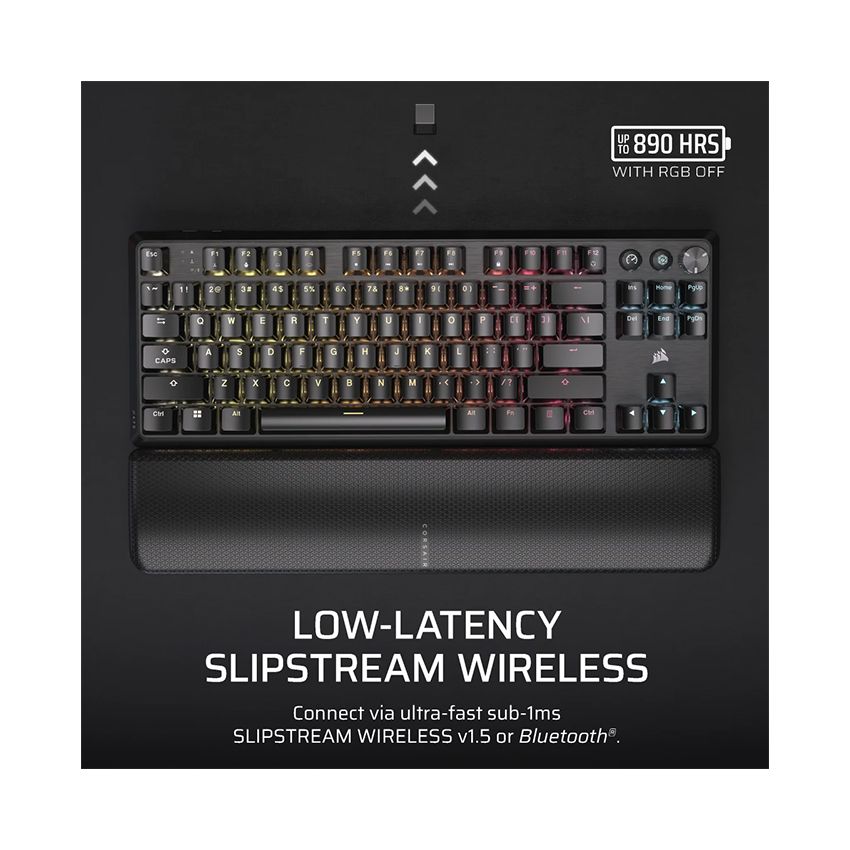 Bàn phím cơ Corsair K70 CORE TKL WIRELESS RGB CH-914901E-NA
