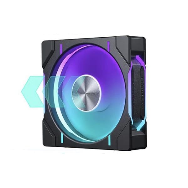 Quạt tản nhiệt Phanteks D30 120 | BLACK - WHITE – SINGLE PACK ( Thuận - Ngược )