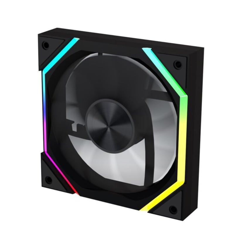 Fan case Leopard Galaxy ARGB | Đen -  Trắng (Thuận - Ngược )