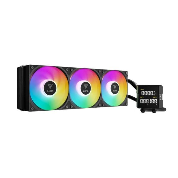  Tản nhiệt nước Gamdias AURA GL360 LITE II DIGITAL Black - White 