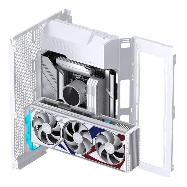 GIÁ ĐỠ VGA DỌC JONSBO A50 GRAY - WHITE ( PCIe 5.0 )
