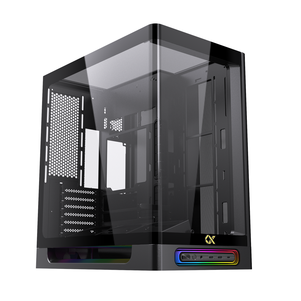 Case Xigmatek Heaven Black - White ( E-ATX , No Fan )