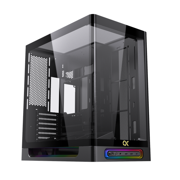  Case Xigmatek Heaven Black - White ( E-ATX , No Fan ) 