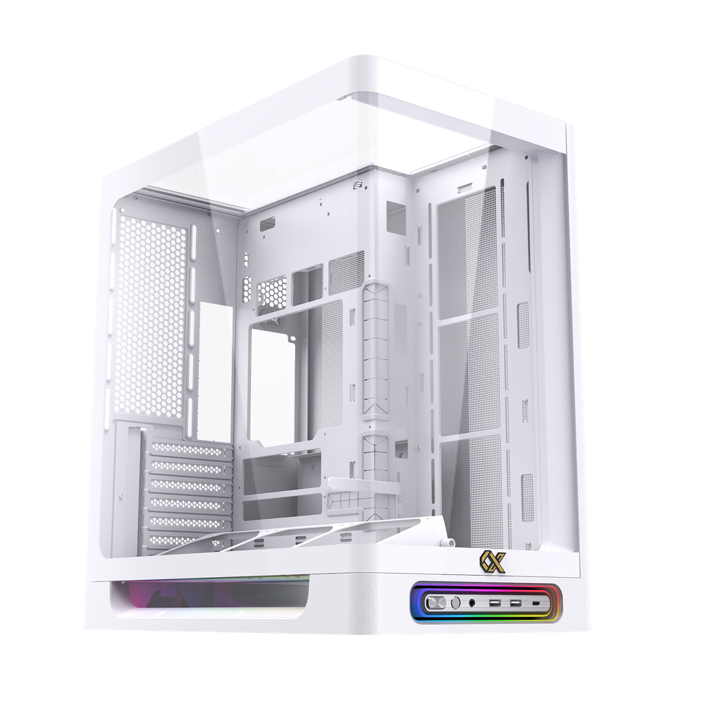 Case Xigmatek Heaven Black - White ( E-ATX , No Fan )
