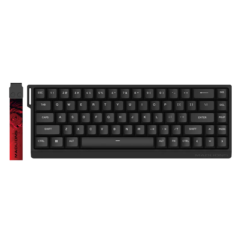 Bàn phím MADLIONS MAD68 HE RGB Đen - Trắng