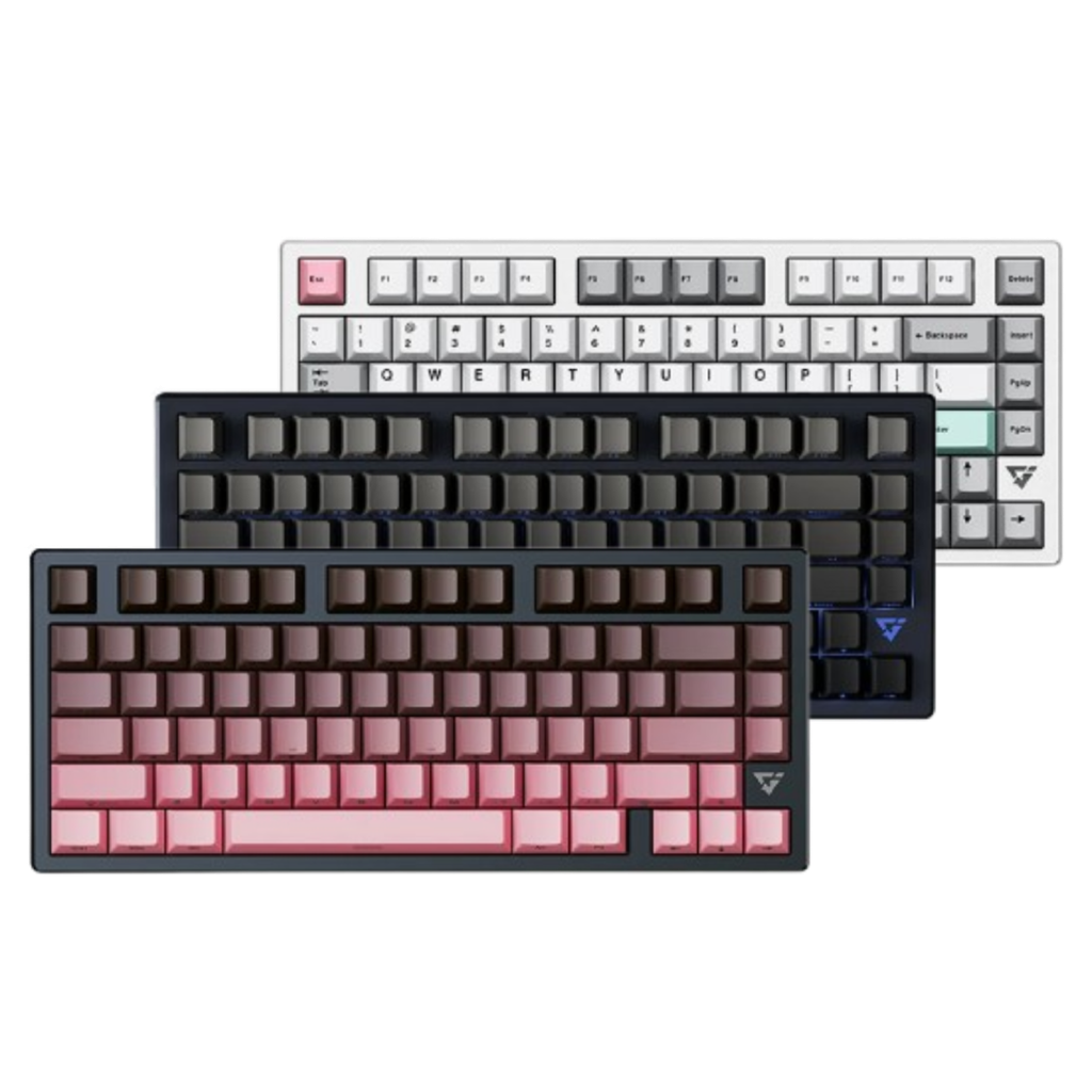 Bàn Phím Cơ Gaming Không Dây ATK V75X Glow - V75K Silver - V75X Blackberry