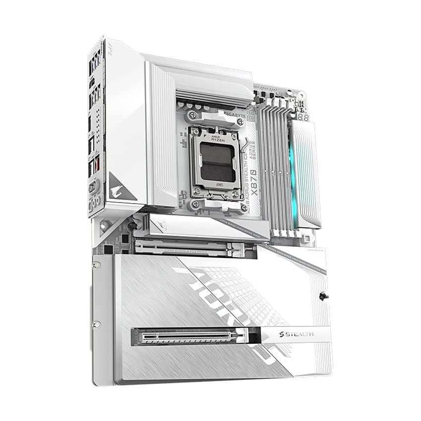 Mainboard Gigabyte X870 AORUS STEALTH ICE (AMD X870, Socket AM5, ATX, 4x DDR5 256GB)