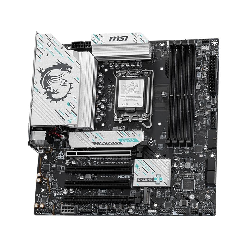 Mainboard MSI B860M GAMING PLUS WIFI (Chipset Intel B860, Socket LGA 1851, DDR5 256GB, Micro-ATX)