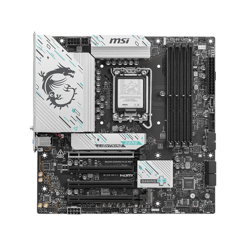 Mainboard MSI B860M GAMING PLUS WIFI (Chipset Intel B860, Socket LGA 1851, DDR5 256GB, Micro-ATX)