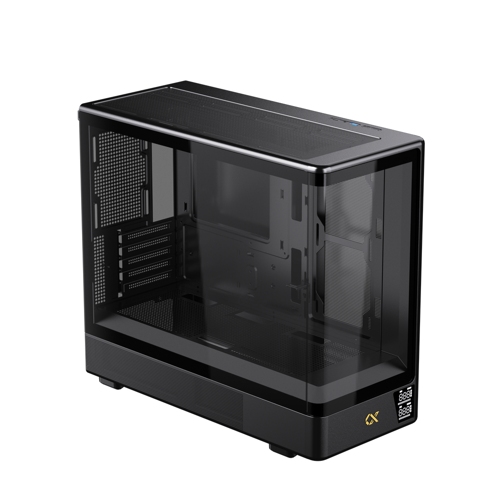 Case Xigmatek Moon ML DGT Black - White (No Fan)