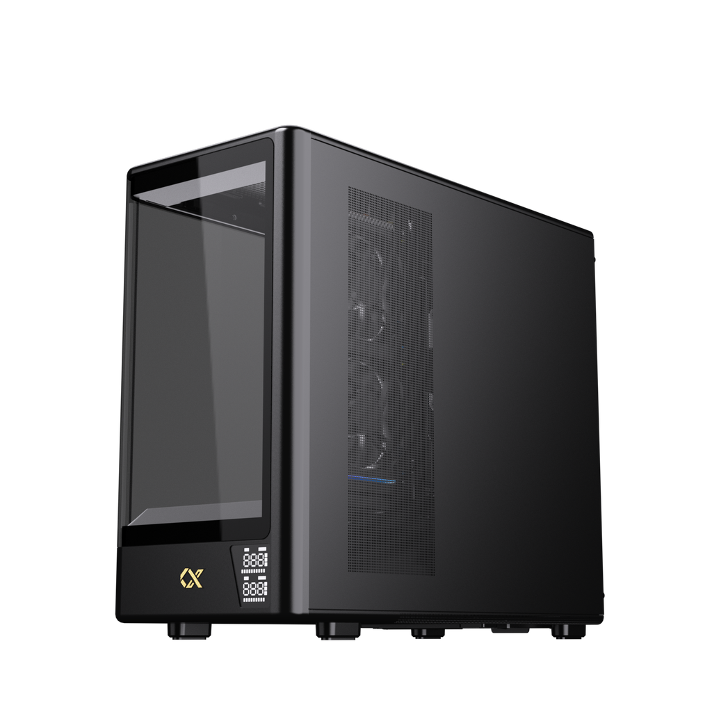 Case Xigmatek Moon ML DGT Black - White (No Fan)