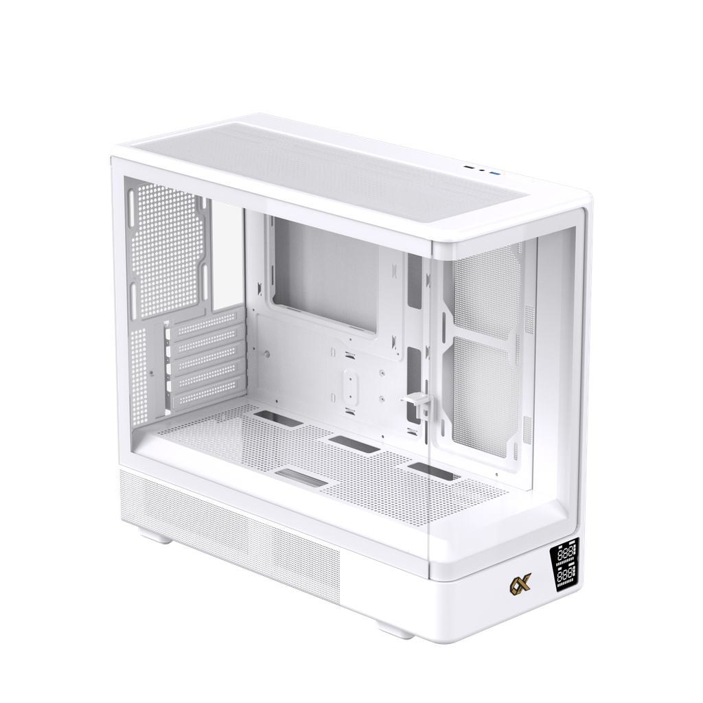Case Xigmatek Moon ML DGT Black - White (No Fan)
