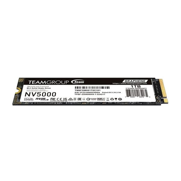  Ổ cứng SSD TeamGroup NV5000 1TB M.2 PCIe NVMe Gen4x4 TM8FGM001T0C101 