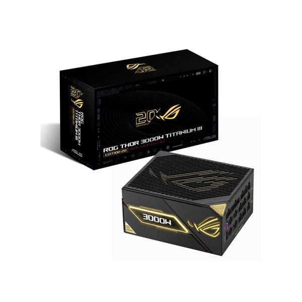  Nguồn ASUS ROG Thor Titanium III Edition 20 3000W (80 Plus Titanium, Full Modular) 