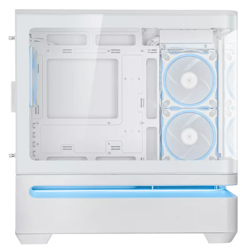 Vỏ máy tính Asus Prime AP202 TG ARGB BLACK - WHITE (Mid Tower/ ATX/ Đen- Trắng)