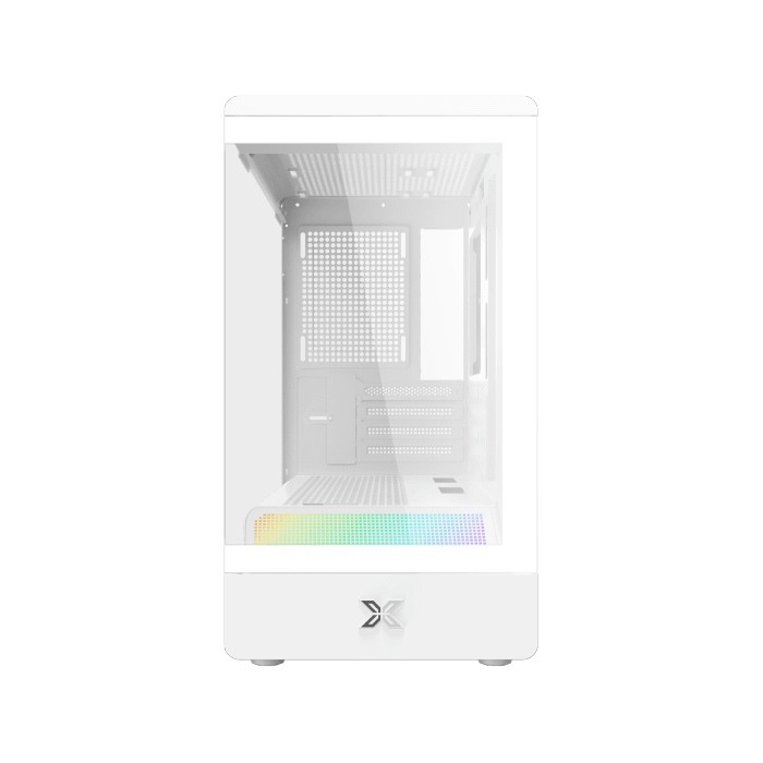 Case XIGMATEK PURA ML Black - Arctic White (M-ATX, ARGB LIGHTING BAR)
