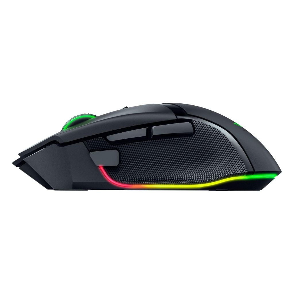 Chuột Razer Basilisk V3 Pro 35k Black - White - Phantom Green