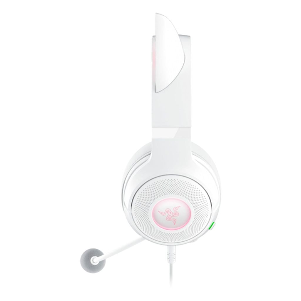Tai nghe Razer Kraken Kitty V2 White - Quartz Edition - Black