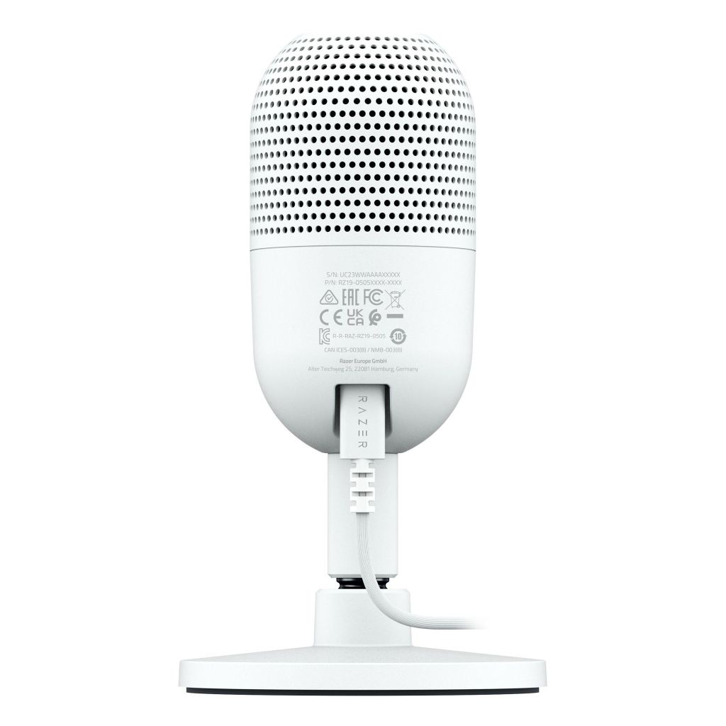 Micro Razer Seiren Mini V3 Black - White - Quartz Edition