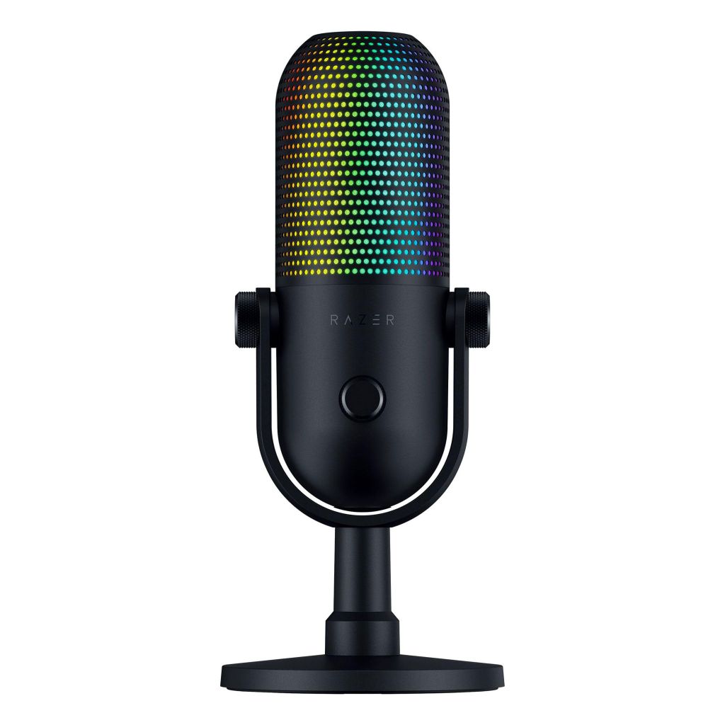 Micro Razer Seiren V3 Chroma Black - White - Quartz Edition