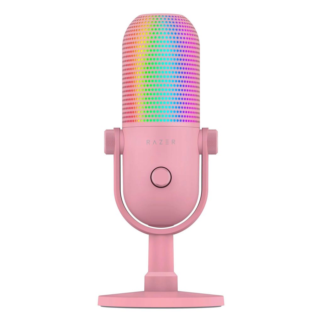 Micro Razer Seiren V3 Chroma Black - White - Quartz Edition