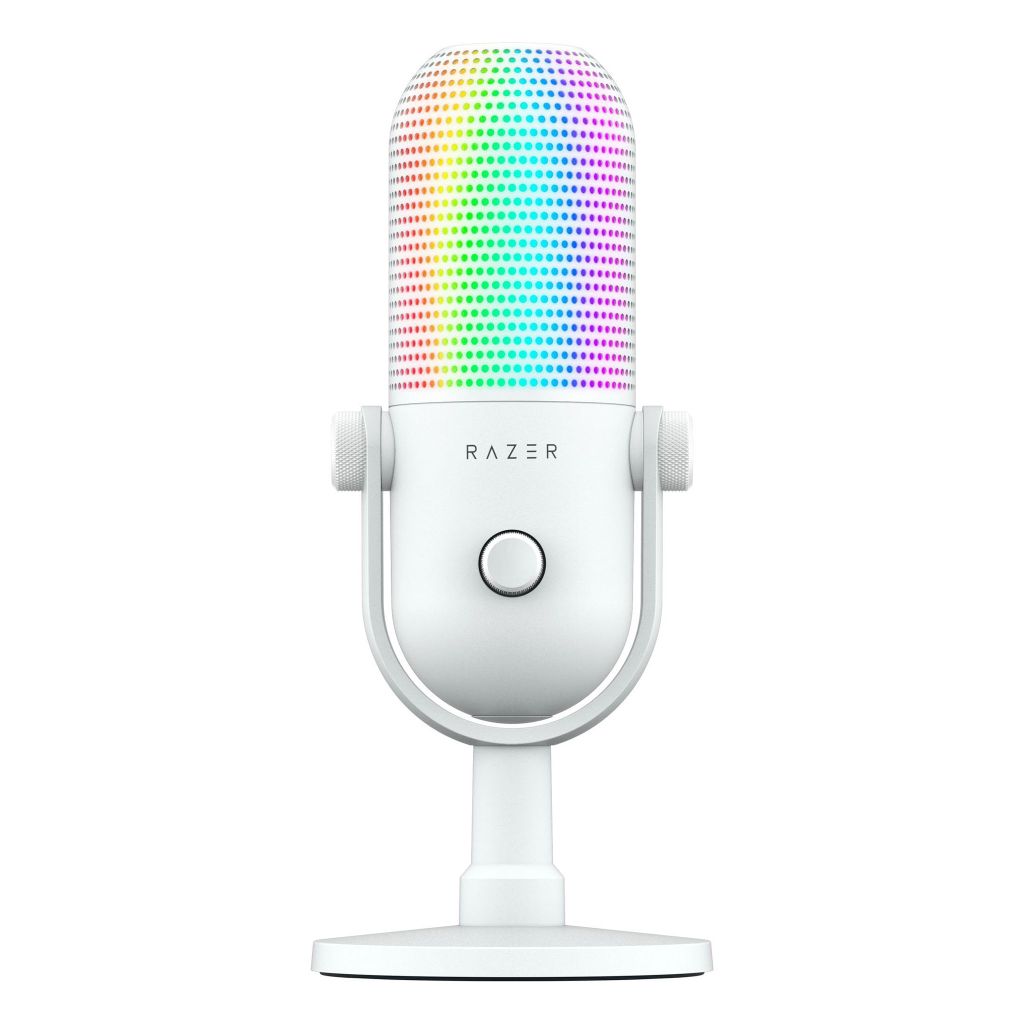 Micro Razer Seiren V3 Chroma Black - White - Quartz Edition